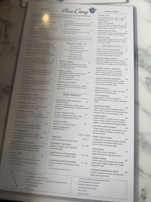 Menu photo 1 Blue Daisy Santa Monica, CA