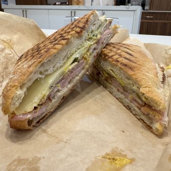 Sixby - Ham & Cheese - Paris ham, sequatchie cove Cumberland cheese, cornichon butter, on baguette - Cafes Near Me - Savannah, Georgia