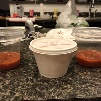 Las Piramides - All of the salsa they gave me for 8$! - Mexican Near Me - Huber Heights, Ohio Las Piramides - All of the salsa they gave me for 8$! - Mexican Near Me - Huber Heights, Ohio