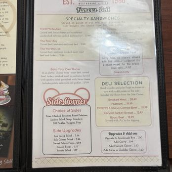 Teddy’s - Menu - Delis Near Me - Oshawa, Ontario Teddy’s - Menu - Delis Near Me - Oshawa, Ontario