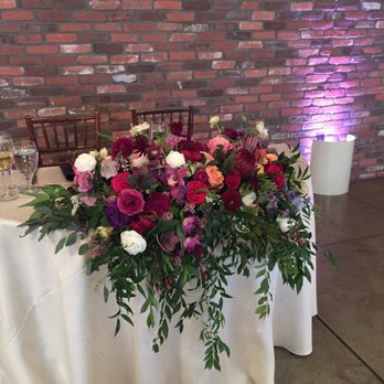 Royal Bee Flower Co. - The centerpiece for our sweetheart table - Floral Designers Near Me Royal Bee Flower Co. - The centerpiece for our sweetheart table - Floral Designers Near Me
