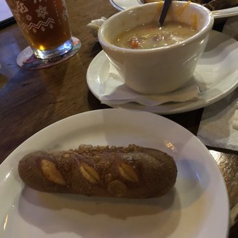Buckeye Beer Engine - (HM) Chicken Cheddar Ale Soup Mini Pretzel Sticks - American Near Me - Lakewood, Ohio Buckeye Beer Engine - (HM) Chicken Cheddar Ale Soup Mini Pretzel Sticks - American Near Me - Lakewood, Ohio