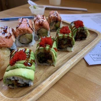 Akino - Volcano Roll, Dragon Roll - Sushi Bars Near Me - Elmhurst, New York Akino - Volcano Roll, Dragon Roll - Sushi Bars Near Me - Elmhurst, New York