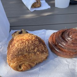 Sweet Simone's - Ham and cheese croissant, Nutella roll
