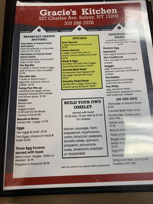 Menu photo 3 Gracie's Kitchen Solvay, NY