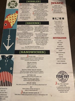 Menu photo 2 Bay Port Inn Bay Port, MI