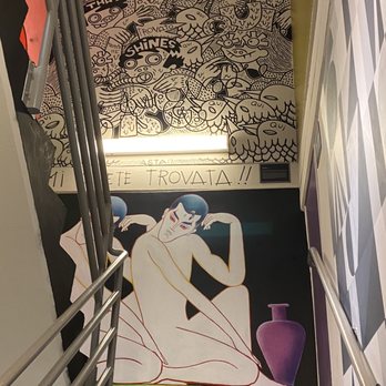 Thompson Chicago - Secret Stairwell... super cool art exhibit in a stairwell - Hotels Near Me - Chicago, Illinois
