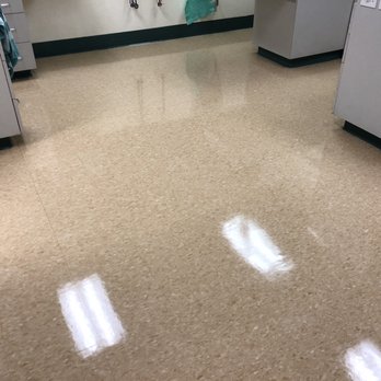 Infinity Building Maintenance - Refinished floors at Acorn Veterinary Clinic. - Office Cleaning Near Me - Davis, California
