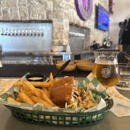 Abbey trail and chicken sandwich