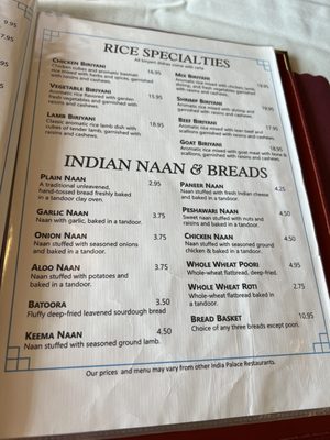 Menu photo 4 India Palace Plymouth, MN Menu photo 4 India Palace Plymouth, MN