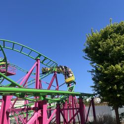 Dreamland Funpark - The rollercoaster- perfect for children and you ho around twice!