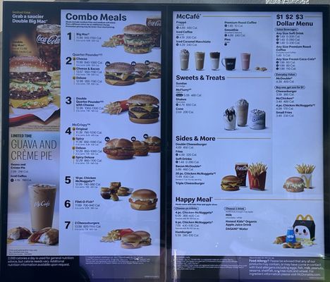 Menu photo 2 McDonald's Kahului, HI Menu photo 2 McDonald's Kahului, HI