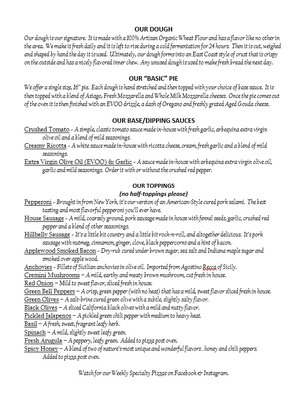 Menu photo 1 Iggy's Pizza Shop Granger, IN