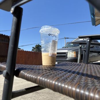 Starbucks - Venti iced vanilla latte - Coffee & Tea Near Me - Nipomo, California