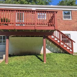 Master Solutions Construction - Wood Deck built by us!