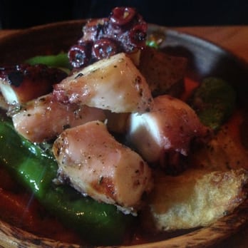 Oleana Restaurant - Octopus (Potatoes Bravas, Smoked Aioli, Turkish Spices, $14) - Turkish Near Me - Cambridge, Massachusetts Oleana Restaurant - Octopus (Potatoes Bravas, Smoked Aioli, Turkish Spices, $14) - Turkish Near Me - Cambridge, Massachusetts