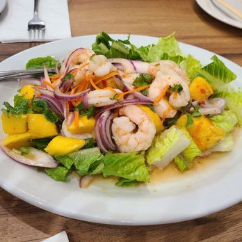 Thai Hot - Mango shrimp salad - Thai Near Me - Elk Grove, California Thai Hot - Mango shrimp salad - Thai Near Me - Elk Grove, California