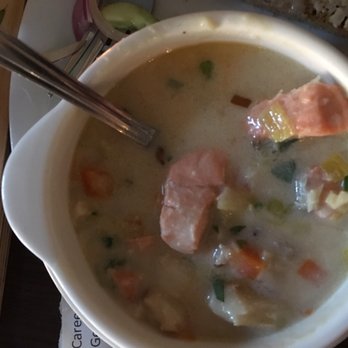 The Oslo - Seafood chowder, look at the chunks of salmon! - Pubs Near Me - Galway, G