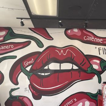 Blazing Hot Chicken - Art work - Chicken Shop Near Me - Los Angeles, California