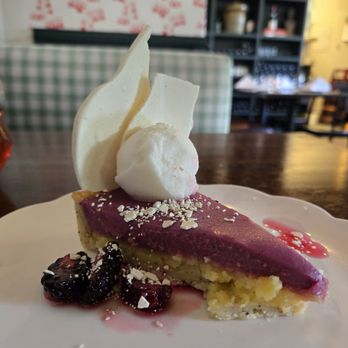 Pillar - Blackberry lemon tart - New American Near Me - Dallas, Texas Pillar - Blackberry lemon tart - New American Near Me - Dallas, Texas