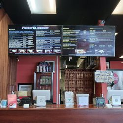 Order desk at front of restaurant.