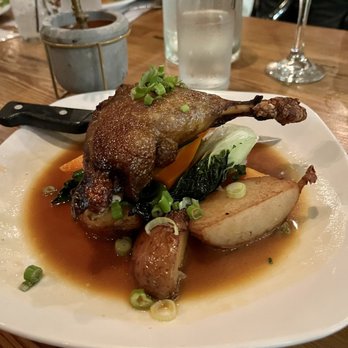 Vanessa's Bistro - **Five Spices Maple Leaf Duck Confit w/Sautéed VeggiesDuck Demi Glace - Vietnamese Near Me - Walnut Creek, California