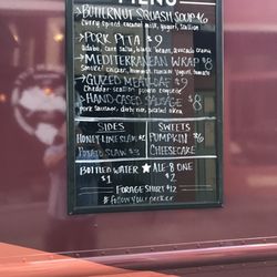 Fortage - Menu