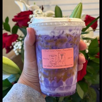 The Divine Rose Farmstand - Ube latte - Coffee & Tea Near Me - Killeen, Texas The Divine Rose Farmstand - Ube latte - Coffee & Tea Near Me - Killeen, Texas