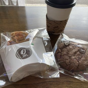 O' Cafe - Cream Cheese Croffle, Brownie Cookie and Dirty Chai Latte. - Desserts Near Me - Novi, Michigan O' Cafe - Cream Cheese Croffle, Brownie Cookie and Dirty Chai Latte. - Desserts Near Me - Novi, Michigan