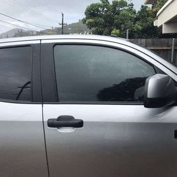 MD Tint & Detail - Rear window 20% on top of stock tint. Front 35% - Auto Detailing Near Me - Kailua, Hawaii MD Tint & Detail - Rear window 20% on top of stock tint. Front 35% - Auto Detailing Near Me - Kailua, Hawaii