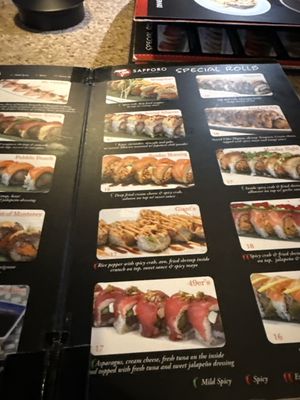 Menu photo 1 Sapporo Sushi and Steakhouse Monterey, CA Menu photo 1 Sapporo Sushi and Steakhouse Monterey, CA