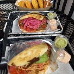 Steak Arepa Rellena