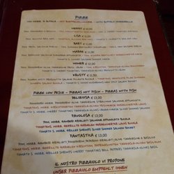 Black Hill - Menu