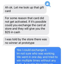 Sunny’s E-Cigarettes- Reno - Text messages with machine owner
