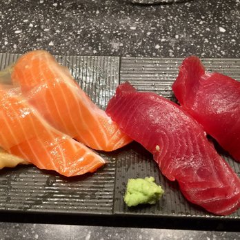 Sushi Murayama - salmon and maguro nigiri - Sushi Bars Near Me - Honolulu, Hawaii Sushi Murayama - salmon and maguro nigiri - Sushi Bars Near Me - Honolulu, Hawaii