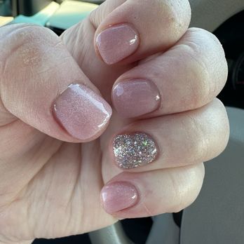 Fairmont Nails & Spa - Tommy Pink with Cat Eye and a random glitter nail for pizzazz lol. The picture doesn't do it justice. It is SPARKLY! - Nail Salons Near Me - Pasadena, Texas Fairmont Nails & Spa - Tommy Pink with Cat Eye and a random glitter nail for pizzazz lol. The picture doesn't do it justice. It is SPARKLY! - Nail Salons Near Me - Pasadena, Texas