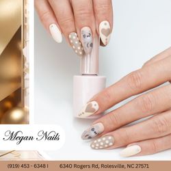 Megan Nails - Nail art that adds joy to your day! 
Choose your design, and let us bring it to life.  
Book now for nails that wow!