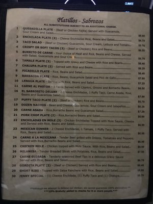 Menu photo 8 El Sabrosito Converse, TX