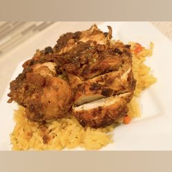 Irie Flavors - Fried Chicken with Yellow Rice