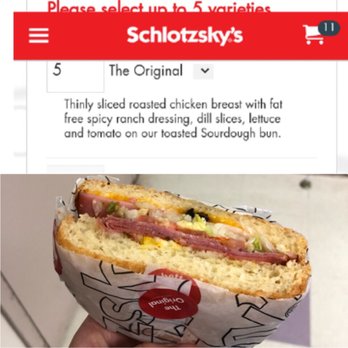 Schlotzsky's - The online description of the "original" does not match the order we received. - Delis Near Me - Houston, Texas Schlotzsky's - The online description of the "original" does not match the order we received. - Delis Near Me - Houston, Texas