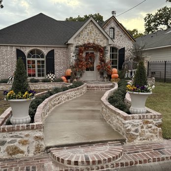 Pertex Masonry Solutions - Custom stone and brickwork entryway with flowerbeds and curved steps -- built to impress and last. - Masonry/Concrete Near Me - Rockwall, Texas Pertex Masonry Solutions - Custom stone and brickwork entryway with flowerbeds and curved steps -- built to impress and last. - Masonry/Concrete Near Me - Rockwall, Texas