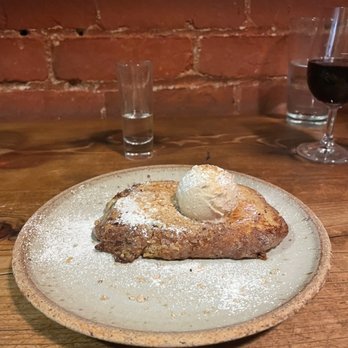 Off Alley - Pain perdu and foie gras ice cream - Wine Bars Near Me - Seattle, Washington