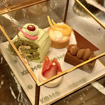 Komo - Jewel Box include a sample of four different desserts - Japanese Near Me - Kihei, Hawaii Komo - Jewel Box include a sample of four different desserts - Japanese Near Me - Kihei, Hawaii