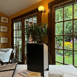 Jonathan's Ogunquit - Garden view from our table