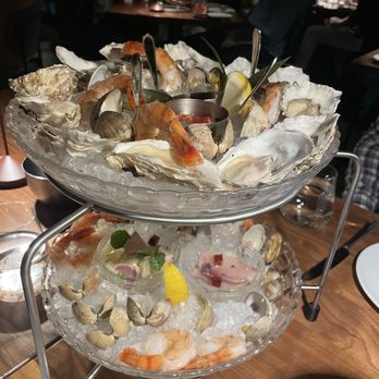 Wild Blue Restaurant + Bar - Two tier seafood tower - Seafood Near Me - Whistler, British Columbia Wild Blue Restaurant + Bar - Two tier seafood tower - Seafood Near Me - Whistler, British Columbia