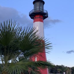 Lighthouse with rocking chairs