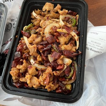 Cooking Girl - West U - Spicy Chicken Cube - Szechuan Near Me - Houston, Texas