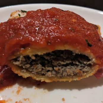 Anthonino's Taverna - Inside a toasted ravioli at Anthonino's Taverna, Saint Louis - Greek Near Me - Saint Louis, Missouri Anthonino's Taverna - Inside a toasted ravioli at Anthonino's Taverna, Saint Louis - Greek Near Me - Saint Louis, Missouri