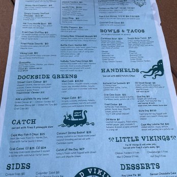 Mad Viking Dock Bar & Grill - Food menu - Seafood Near Me - Cape May, New Jersey Mad Viking Dock Bar & Grill - Food menu - Seafood Near Me - Cape May, New Jersey