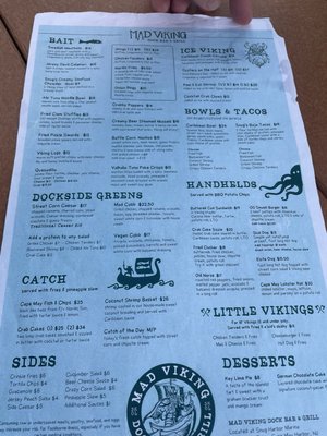 Menu photo 4 Mad Viking Dock Bar & Grill Cape May, NJ Menu photo 4 Mad Viking Dock Bar & Grill Cape May, NJ
